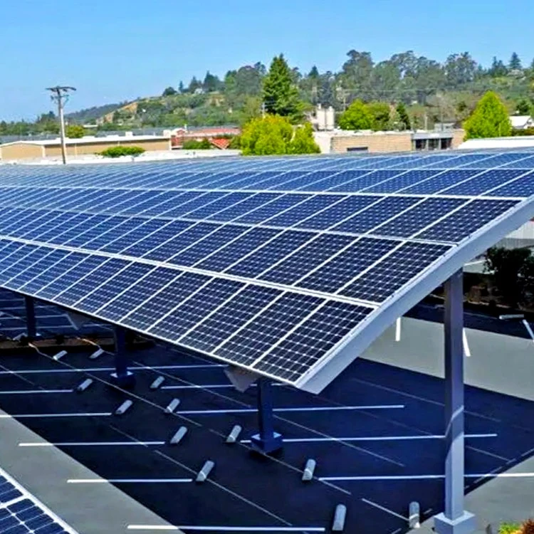 Curved Roof Photovoltaic Carport